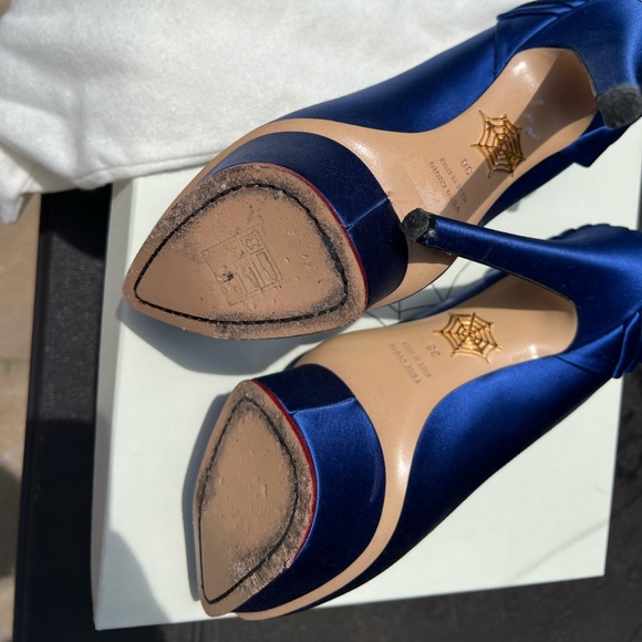 Charlotte Olympia Paloma blue high heels - Picture 3 of 5